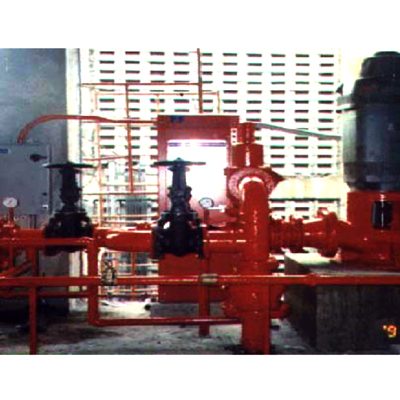 PUMP ROOM OF UNIWIDE WAREHOUSE TARLAC Vertical Turbine Fire Pump, Tarlac
